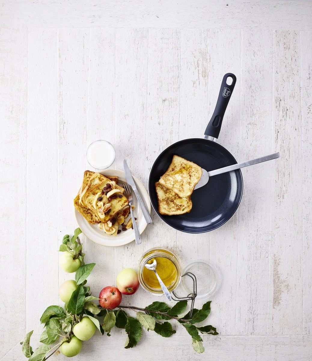 GreenChef Diamond Koekenpannenset Ø 20cm + Ø 28cm - Zwart - Inductie - PFAS-vrij 15 GreenChef Diamond Koekenpannenset Ø 20cm + Ø 28cm - Zwart - Inductie - PFAS-vrij - Afbeelding 13