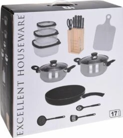Excellent Houseware 18-delige Keukenset - RVS 10 Excellent Houseware 18-delige Keukenset - RVS -Kookgerei Korting Winkel 1069x1200