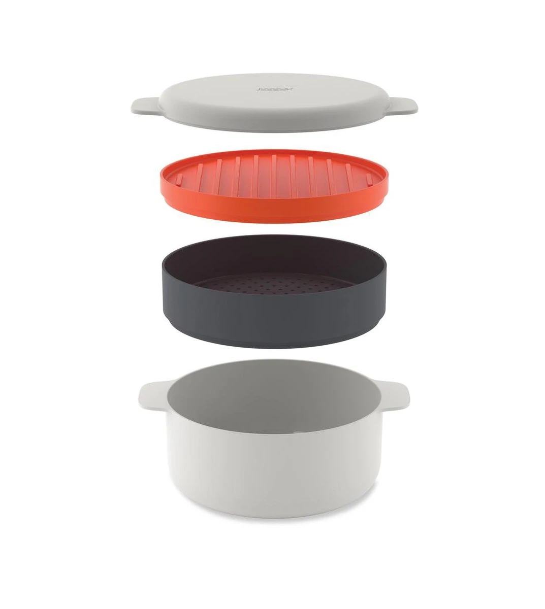 Joseph Joseph M-Cuisine Stomer - Voor Magnetron - Stapelbaar - 4 Delig 5 Joseph Joseph M-Cuisine Stomer - Voor Magnetron - Stapelbaar - 4 Delig - Afbeelding 3