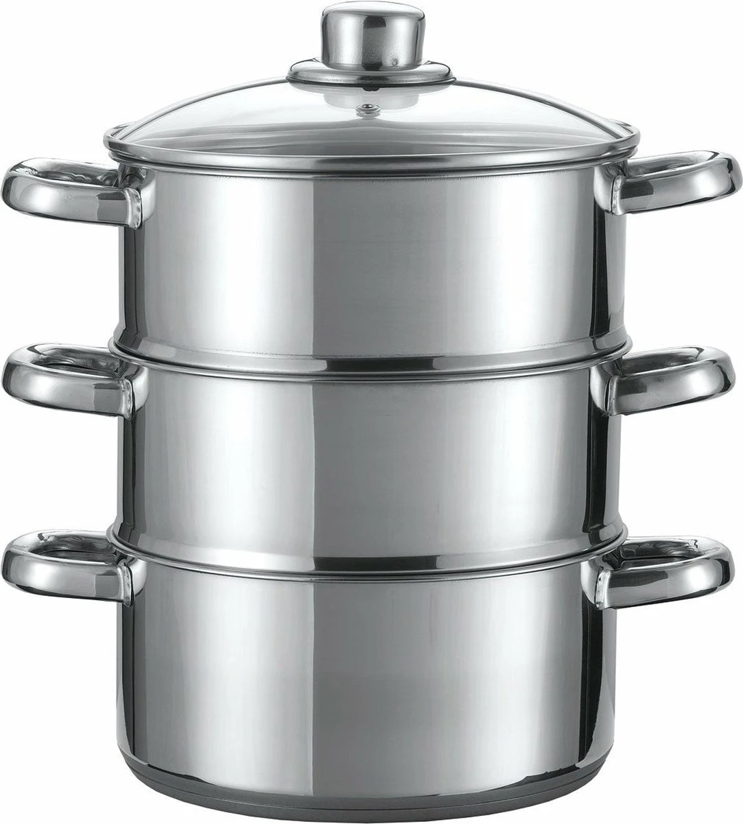 Merkloos Imperial Kitchen Stoompan - 20 Cm - 3 Delig - 21 X 26cm 7 Merkloos Imperial Kitchen Stoompan - 20 Cm - 3 Delig - 21 X 26cm - Afbeelding 5