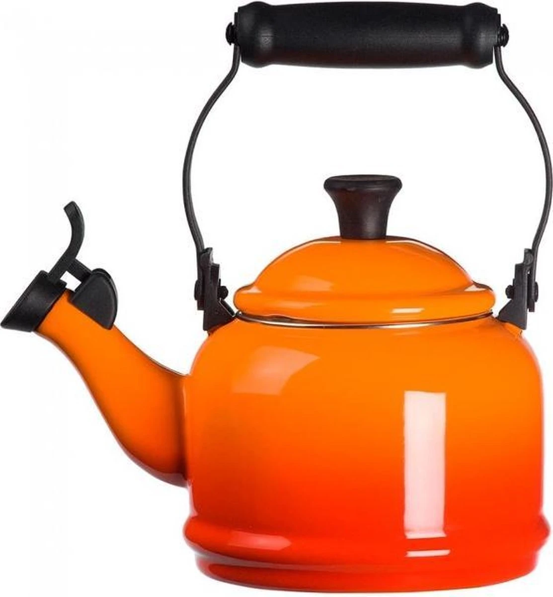 Le Creuset Demi Fluitketel - 1,1 L - Oranjerood 3 Le Creuset Demi Fluitketel - 1,1 L - Oranjerood
