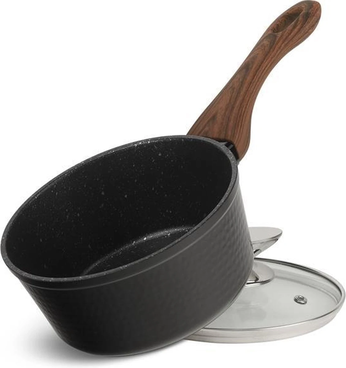 Edënbërg Black Line - 12-delige Luxe Pannenset Van Gesmeed Aluminium 9 Edënbërg Black Line - 12-delige Luxe Pannenset Van Gesmeed Aluminium - Afbeelding 7