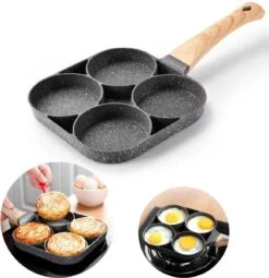 Anti-aanbak Pancake Pan | American Pancake Pan | Omelet Pan | Geschikt Voor Inductie & Alle Warmtebronnen | Eierpan | Omeletmaker | Pancake Maker | Mini Pannenkoekenpan