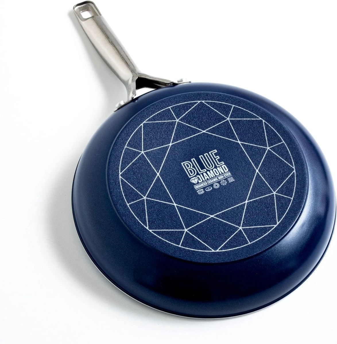 Blue Diamond, Keramische Koekenpan Verrijkt Met Diamantdeeltjes – Inductie Koekenpan Ø 28 Cm – PFAS En PHOA Vrij 3 Blue Diamond, Keramische Koekenpan Verrijkt Met Diamantdeeltjes – Inductie Koekenpan Ø 28 Cm – PFAS En PHOA Vrij