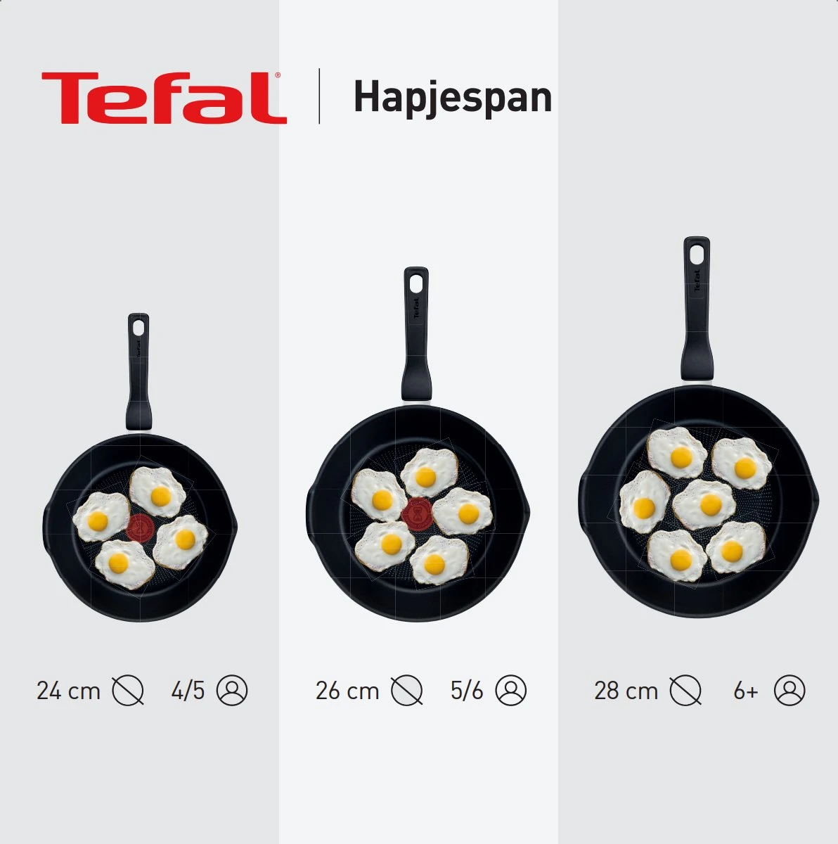 Tefal Easy Plus Hapjespan - Ø 24 Cm + Deksel - Niet Geschikt Voor Inductie 6 Tefal Easy Plus Hapjespan - Ø 24 Cm + Deksel - Niet Geschikt Voor Inductie - Afbeelding 4