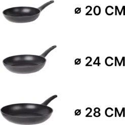 Masterchef Koekenpannen | 3-Delige Koekenpannenset | Inclusief 3 Inclusief Signature Collection Masterchef Messen | Ø 20, 24 En 28 Cm | Geschikt Voor Verschillende Warmtebronnen | Inductie, Elektrisch, Gas En Keramisch Pannenset | Vrij Van PFOA 7 Masterchef Koekenpannen | 3-Delige Koekenpannenset | Inclusief 3 Inclusief Signature Collection Masterchef Messen | Ø 20, 24 En 28 Cm | Geschikt Voor Verschillende Warmtebronnen | Inductie, Elektrisch, Gas En Keramisch Pannenset | Vrij Van PFOA -Kookgerei Korting Winkel 1193x1200