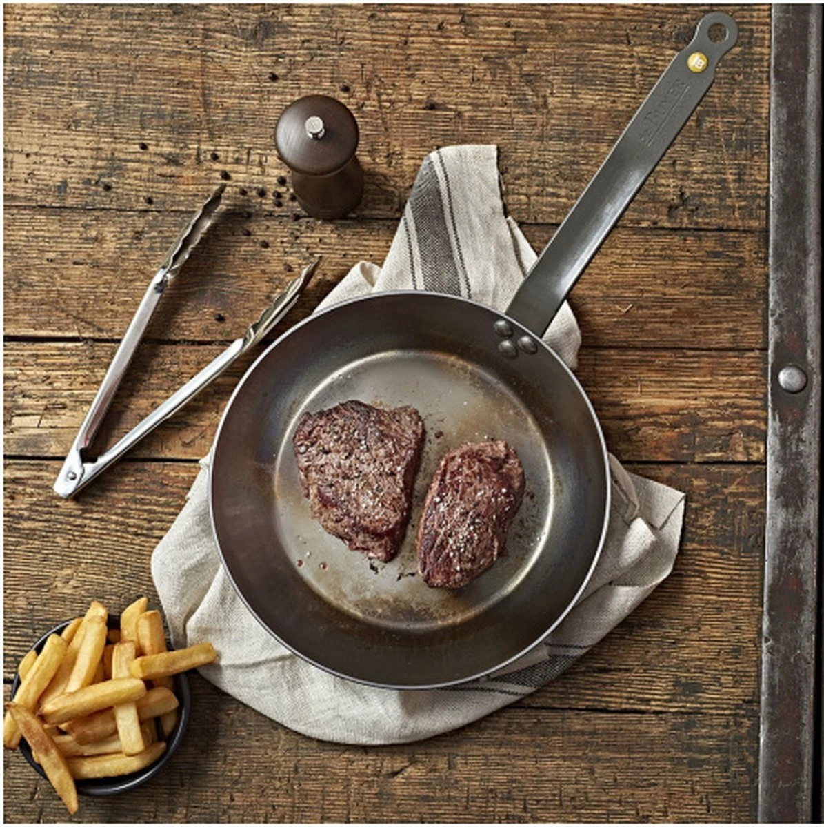 DeBuyer Mineral B Element Koekenpan - Ø 32 Cm 4 DeBuyer Mineral B Element Koekenpan - Ø 32 Cm - Afbeelding 2