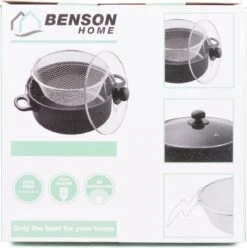 Benson Frituurpan Met Korf - Ø 26 Cm - Carbonstaal Met Marmer Coating 17 Benson Frituurpan Met Korf - Ø 26 Cm - Carbonstaal Met Marmer Coating -Kookgerei Korting Winkel 1195x1200 5