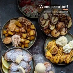 Ocina Poffertjespan – Combo Pack – 19 Poffertjes – Poffertjesmaker – Poffertjespan Inductie – Poffertjespan Electrisch – Gietijzeren Pan - Inclusief Doseerfles, Handvaten, 6x Poffertjesvorken En Invetkwast – Gratis Receptenboek 19 Ocina Poffertjespan – Combo Pack – 19 Poffertjes – Poffertjesmaker – Poffertjespan Inductie – Poffertjespan Electrisch – Gietijzeren Pan - Inclusief Doseerfles, Handvaten, 6x Poffertjesvorken En Invetkwast – Gratis Receptenboek -Kookgerei Korting Winkel 1198x1200 7