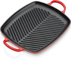 Le Creuset Rechthoekige Grill 30cm Kersenrood -Kookgerei Korting Winkel 1200x1002 3
