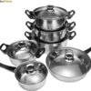 KitchenPrince 12-Delige Pannenset RVS - Pottenset - Kookpannen - Koekenpan - Steelpan - Bakpan - PFAS-Vrij - Pannenset - Pannenset Inductie - Antiaanbaklaag - Koekenpannenset 2 KitchenPrince 12-Delige Pannenset RVS - Pottenset - Kookpannen - Koekenpan - Steelpan - Bakpan - PFAS-Vrij - Pannenset - Pannenset Inductie - Antiaanbaklaag - Koekenpannenset -Kookgerei Korting Winkel 1200x1015 2