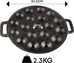 YUGN BLACK Poffertjespan Poffertjesmaker 6 Delige Set - 19 Poffertjes Incl Doseerfles Kwast Poffertjesvork Siliconen Ovenwanten - Platte Onderkant Poffertjespan Inductie Poffertjespan Elektrisch - Cadeau Tip 12 YUGN BLACK Poffertjespan Poffertjesmaker 6 Delige Set - 19 Poffertjes Incl Doseerfles Kwast Poffertjesvork Siliconen Ovenwanten - Platte Onderkant Poffertjespan Inductie Poffertjespan Elektrisch - Cadeau Tip -Kookgerei Korting Winkel 1200x1023 1