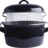 Orange85 Frituurpan - Zwart - Inductie - Emaille - Diameter 24 Cm - Met Draadmand - 3,5 Liter 2 Orange85 Frituurpan - Zwart - Inductie - Emaille - Diameter 24 Cm - Met Draadmand - 3,5 Liter -Kookgerei Korting Winkel 1200x1031 1