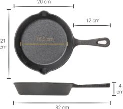 Blackwell Koekenpannenset - Gietijzer - ø 16, 20 En 25 Cm - Zonder Anti-aanbaklaag 19 Blackwell Koekenpannenset - Gietijzer - ø 16, 20 En 25 Cm - Zonder Anti-aanbaklaag -Kookgerei Korting Winkel 1200x1066