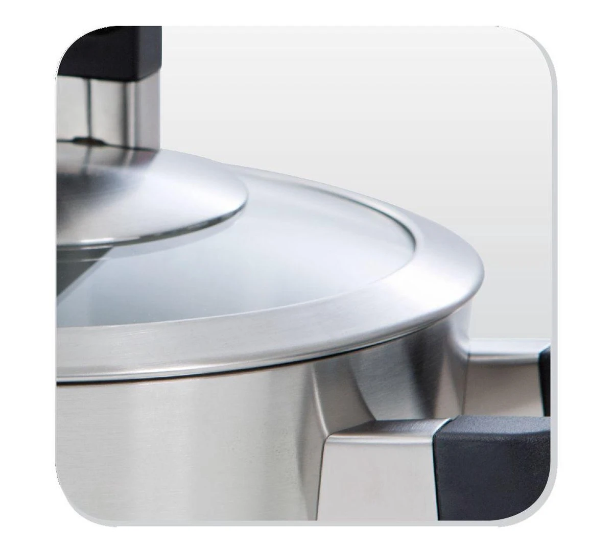 BK Conical Cool Glas Pannenset - 4-delig - RVS - Glazen Deksel - Inductie 11 BK Conical Cool Glas Pannenset - 4-delig - RVS - Glazen Deksel - Inductie - Afbeelding 9