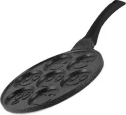 Emoji Pannenkoekenpan Pancake | 26cm | 7 Kop - Marmeren Anti Aanbaklaag Met Smiley 13 Emoji Pannenkoekenpan Pancake | 26cm | 7 Kop - Marmeren Anti Aanbaklaag Met Smiley -Kookgerei Korting Winkel 1200x1088