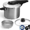 Springlane Roestvrijstalen Snelkookpan - Inductie - Pressure Cooker - 6,0 L Met Stoommand 2 Springlane Roestvrijstalen Snelkookpan - Inductie - Pressure Cooker - 6,0 L Met Stoommand -Kookgerei Korting Winkel 1200x1101 5