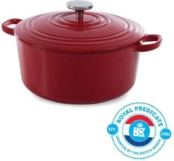 BK Bourgogne Braadpan Ø 24 Cm - Rood - Gietijzer - Inductie 19 BK Bourgogne Braadpan Ø 24 Cm - Rood - Gietijzer - Inductie -Kookgerei Korting Winkel 1200x1106 2