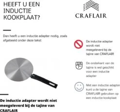CRAFLAIR ~ Tajine ~ Ø 30 Cm ~ Geschikt Voor Inductie - Adapter ~ Handgemaakt ~ Geglazuurd Keramiek 12 CRAFLAIR ~ Tajine ~ Ø 30 Cm ~ Geschikt Voor Inductie - Adapter ~ Handgemaakt ~ Geglazuurd Keramiek -Kookgerei Korting Winkel 1200x1118 5