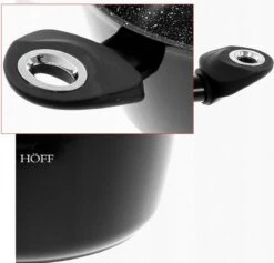 Pannenset - Kookpan - Inductie - 15 Delig Marmeren Coating - Zwart 9 Pannenset - Kookpan - Inductie - 15 Delig Marmeren Coating - Zwart -Kookgerei Korting Winkel 1200x1152 1