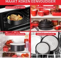 Tefal Ingenio Unlimited Pannenset - Koekenpannen Ø24 En 28 Cm + Handgreep 19 Tefal Ingenio Unlimited Pannenset - Koekenpannen Ø24 En 28 Cm + Handgreep -Kookgerei Korting Winkel 1200x1158 5