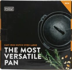 Merkloos Dutch Oven Medium Smokin' Flavours 12 Merkloos Dutch Oven Medium Smokin' Flavours -Kookgerei Korting Winkel 1200x1166 4