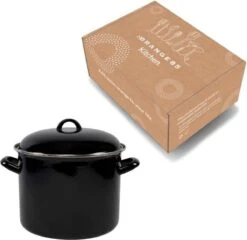 Orange85 Soeppan - Stamppot Pan - Inductie - Zwart - 8 Liter - Staal - Alle Warmtebronnen 9 Orange85 Soeppan - Stamppot Pan - Inductie - Zwart - 8 Liter - Staal - Alle Warmtebronnen -Kookgerei Korting Winkel 1200x1168 4