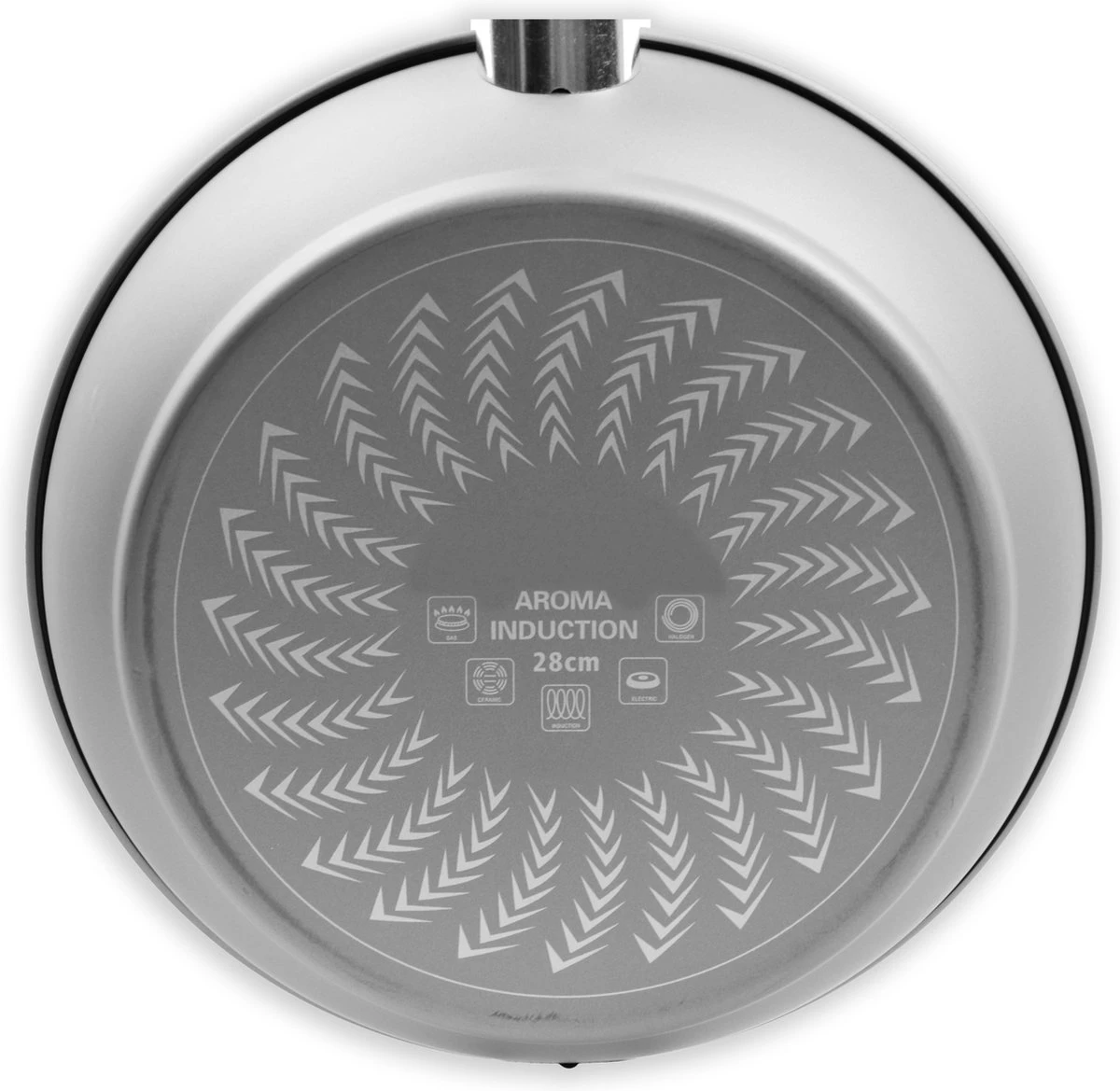 Merkloos Keukenpan Met Deksel En Heeft Een Diameter Van Ø 28 Cm - Luxe Hapjespan Keukenpan Van 28cm Anti-aanbaklaag - Handvat Zwart - Pan Met Deksel 4 Merkloos Keukenpan Met Deksel En Heeft Een Diameter Van Ø 28 Cm - Luxe Hapjespan Keukenpan Van 28cm Anti-aanbaklaag - Handvat Zwart - Pan Met Deksel - Afbeelding 2