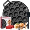 MM Brands Poffertjespan - Poffertjesmaker - Inductie / Oven / BBQ - Inclusief Handvat, Borstel En Vorken 2 MM Brands Poffertjespan - Poffertjesmaker - Inductie / Oven / BBQ - Inclusief Handvat, Borstel En Vorken -Kookgerei Korting Winkel 1200x1173