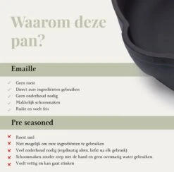 Belluci - Ø26cm - Koekenpan - Skillet + Deksel Geëmailleerde Gietijzeren Pan Voor BBQ En Inductie Incl. Accessoires - Hapjespan - Braadpan 10 Belluci - Ø26cm - Koekenpan - Skillet + Deksel Geëmailleerde Gietijzeren Pan Voor BBQ En Inductie Incl. Accessoires - Hapjespan - Braadpan -Kookgerei Korting Winkel 1200x1187 3