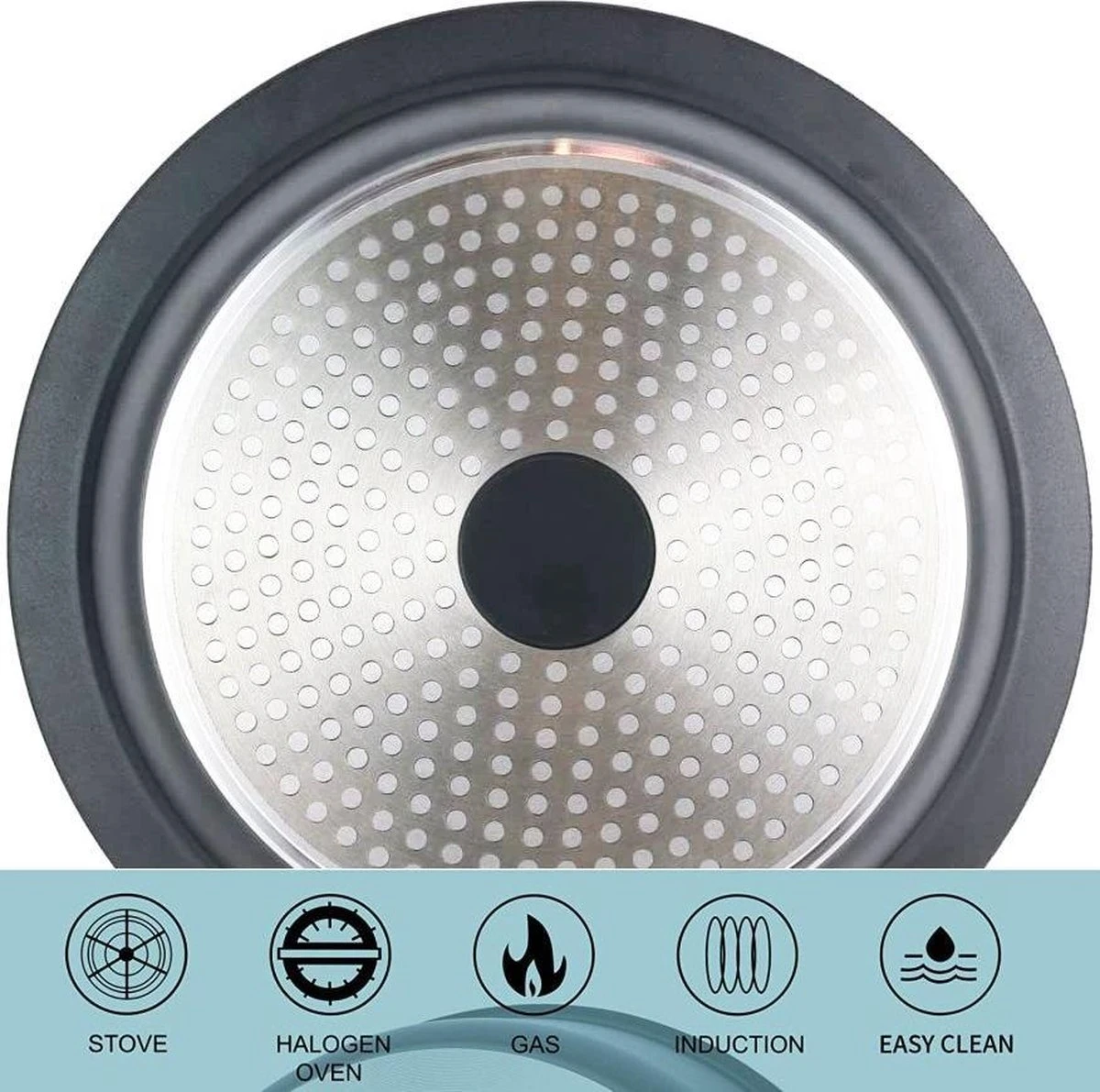 Tajine Aardewerk En Gegoten Aluminium, Ook Geschikt Voor Inductie 6 Tajine Aardewerk En Gegoten Aluminium, Ook Geschikt Voor Inductie - Afbeelding 4