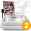 YUGN COMBI Set Braadslede Ovenschaal Combi Braadslee Oven Set - 2x Braadslede Met Rooster Voor Ovengerechten - 36x27x7CM En 40x30x7CM En Inclusief Bakkwast - Cadeau- Cadeautip 2 YUGN COMBI Set Braadslede Ovenschaal Combi Braadslee Oven Set - 2x Braadslede Met Rooster Voor Ovengerechten - 36x27x7CM En 40x30x7CM En Inclusief Bakkwast - Cadeau- Cadeautip -Kookgerei Korting Winkel 1200x1196 9