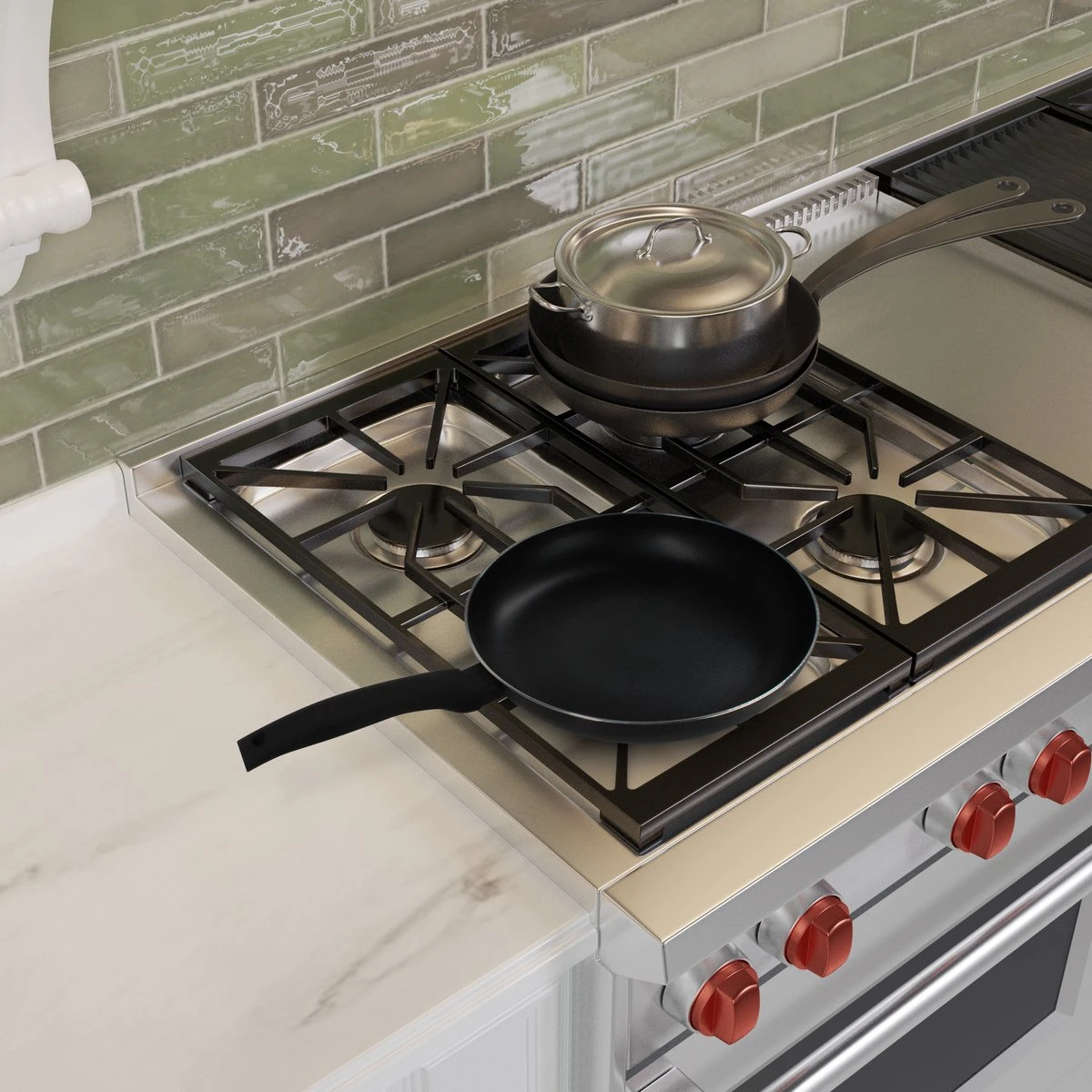 Miller Hapjespan Inductie 28cm - Alle Warmtebronnen - Anti Aanbaklaag 8 Miller Hapjespan Inductie 28cm - Alle Warmtebronnen - Anti Aanbaklaag - Afbeelding 6