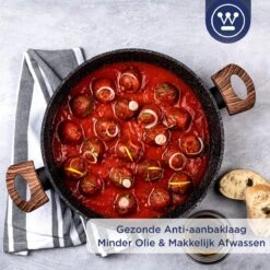 Westinghouse Hapjespan Inductie - Ø 32 Cm - Zwart Marmer - Speciale Editie - Met Deksel 17 Westinghouse Hapjespan Inductie - Ø 32 Cm - Zwart Marmer - Speciale Editie - Met Deksel -Kookgerei Korting Winkel 1200x1200 1060