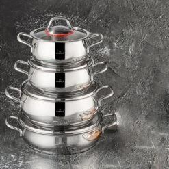 Karaca Emirgan Pannenset - 8 Delig - Geschikt Voor Inductie 12 Karaca Emirgan Pannenset - 8 Delig - Geschikt Voor Inductie -Kookgerei Korting Winkel 1200x1200 108