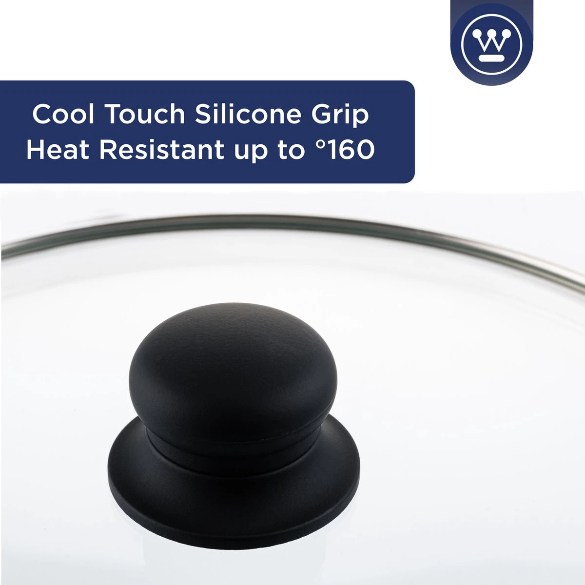 Westinghouse Hapjespan Inductie - Ø 32 Cm - Zwart Marmer - Met Deksel 4 Westinghouse Hapjespan Inductie - Ø 32 Cm - Zwart Marmer - Met Deksel - Afbeelding 2