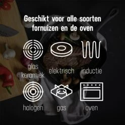 Daumonet Auguste Noir Gietijzeren Grillpan - Steakpan Zwart - PFAS & PFOA Vrij - Vierkant Met Schenktuit - 23,5 Cm - 2 Liter - Emaille - Alle Warmtebronnen - Elektrisch - Gas - Halogeen - Inductie - Keramisch 16 Daumonet Auguste Noir Gietijzeren Grillpan - Steakpan Zwart - PFAS & PFOA Vrij - Vierkant Met Schenktuit - 23,5 Cm - 2 Liter - Emaille - Alle Warmtebronnen - Elektrisch - Gas - Halogeen - Inductie - Keramisch -Kookgerei Korting Winkel 1200x1200 1150