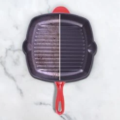 Cdealsz® Grillpan Gietijzer - Inductie - Rood - 28 Cm 12 Cdealsz® Grillpan Gietijzer - Inductie - Rood - 28 Cm -Kookgerei Korting Winkel 1200x1200 1192