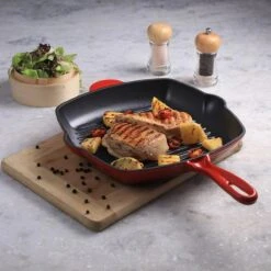 Cdealsz® Grillpan Gietijzer - Inductie - Rood - 28 Cm 15 Cdealsz® Grillpan Gietijzer - Inductie - Rood - 28 Cm -Kookgerei Korting Winkel 1200x1200 1193