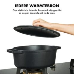 MOA Gietijzeren Braadpan - Inhoud 4,7 Liter - 29CM - Ovaal - Alle Warmtebronnen - Ook Voor Inductie - Gewicht 5,7 Kg - Zwart - C29B 9 MOA Gietijzeren Braadpan - Inhoud 4,7 Liter - 29CM - Ovaal - Alle Warmtebronnen - Ook Voor Inductie - Gewicht 5,7 Kg - Zwart - C29B -Kookgerei Korting Winkel 1200x1200 1212