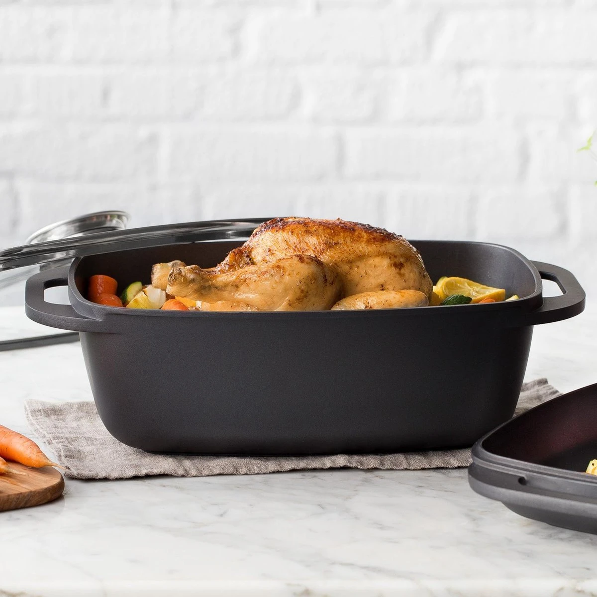 Gegoten Aluminium Braadpan - 7 L 7 Gegoten Aluminium Braadpan - 7 L - Afbeelding 5