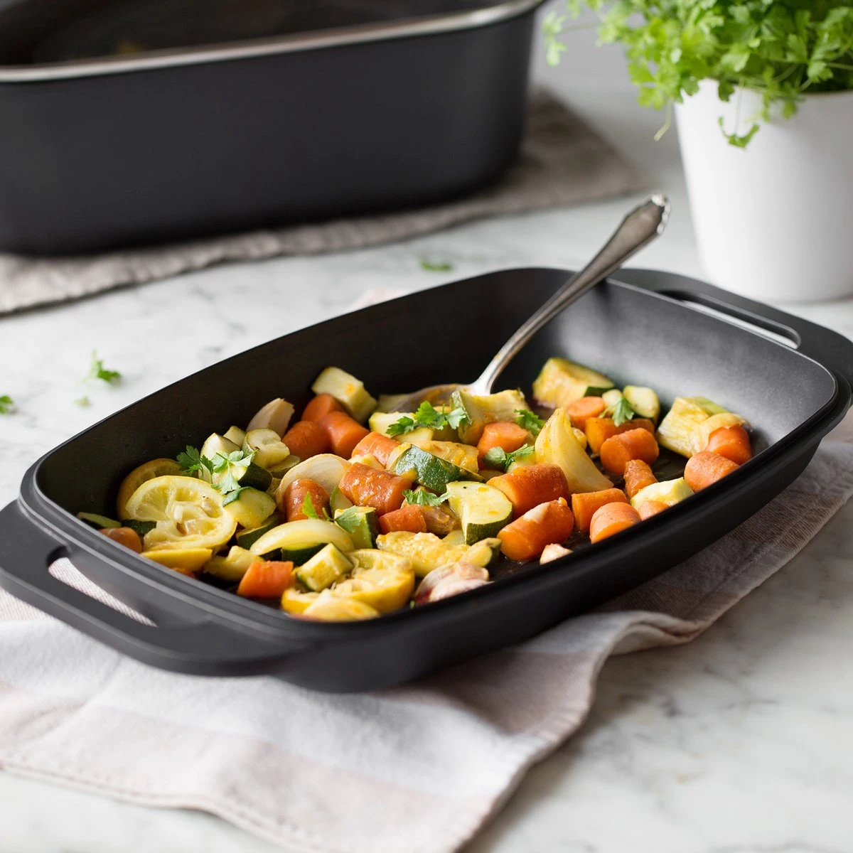 Gegoten Aluminium Braadpan - 7 L 9 Gegoten Aluminium Braadpan - 7 L - Afbeelding 7