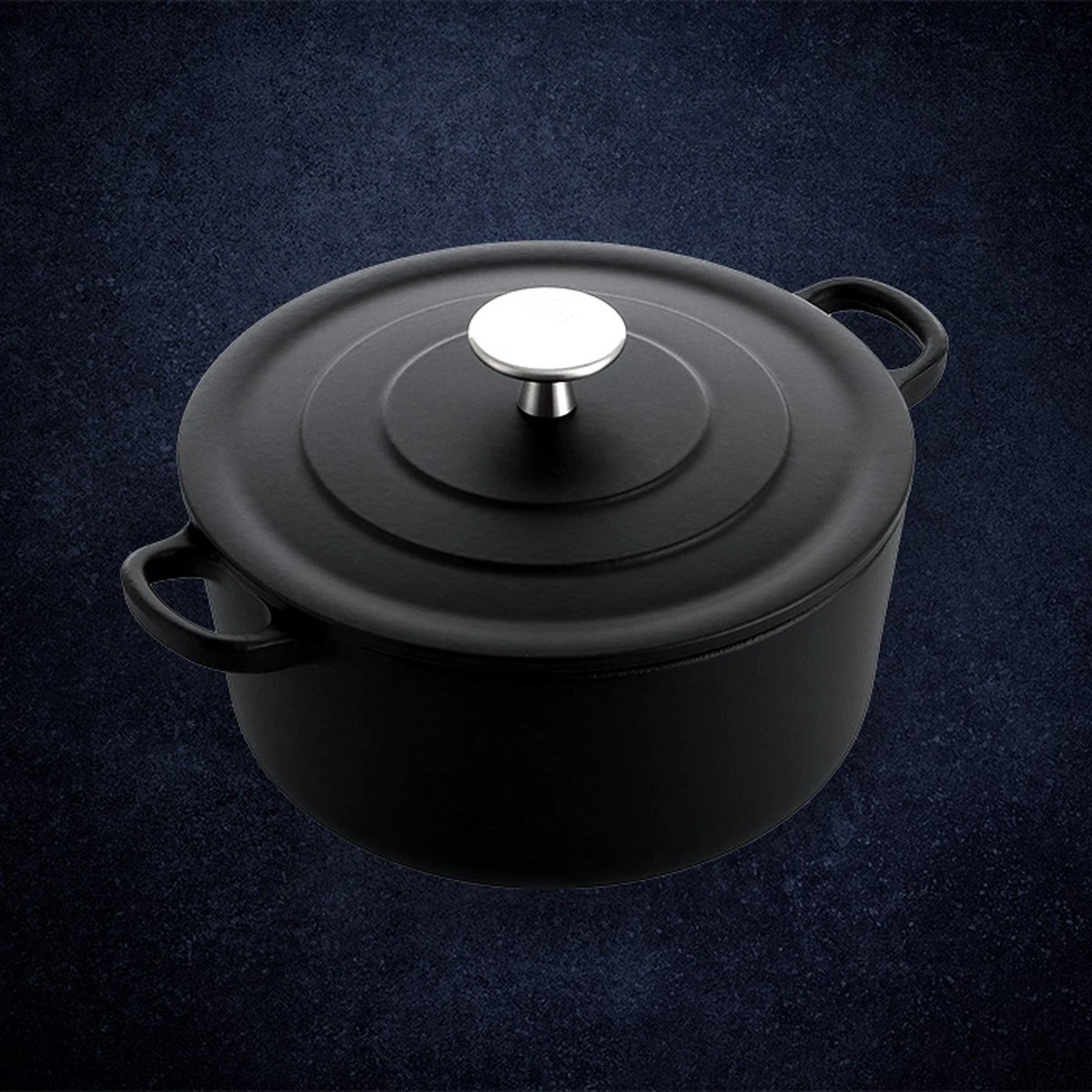 Royal Van Kempen & Begeer - Hoge Braadpan - 22cm - Mat Gietijzer Braadpan Met Stevige Grepen En Roestvrijstalen Knop - Kan In De Oven Tot 260 Graden Celsius (inclusief Deksel) - Geschikt Voor Alle Warmtebronnen Inclusief Inductie 3 Royal Van Kempen & Begeer - Hoge Braadpan - 22cm - Mat Gietijzer Braadpan Met Stevige Grepen En Roestvrijstalen Knop - Kan In De Oven Tot 260 Graden Celsius (inclusief Deksel) - Geschikt Voor Alle Warmtebronnen Inclusief Inductie