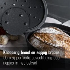 Gietijzeren Braadpan - Sudderpan Zwart Van Daumonet - Ovaal - Ø 29 Cm - 3 Liter - 100% PFAS & PFOA Vrij - Emaille - Geschikt Voor Alle Warmtebronnen - Elektrisch - Gas - Halogeen - Inductie - Keramisch - Vaatwasserbestendig 16 Gietijzeren Braadpan - Sudderpan Zwart Van Daumonet - Ovaal - Ø 29 Cm - 3 Liter - 100% PFAS & PFOA Vrij - Emaille - Geschikt Voor Alle Warmtebronnen - Elektrisch - Gas - Halogeen - Inductie - Keramisch - Vaatwasserbestendig -Kookgerei Korting Winkel 1200x1200 1306