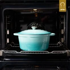 Chefarone Gietijzeren Pan - Braadpan Inclusief Deksel - Geschikt Voor Alle Warmtebronnen - Geëmailleerd Blauw 18 Chefarone Gietijzeren Pan - Braadpan Inclusief Deksel - Geschikt Voor Alle Warmtebronnen - Geëmailleerd Blauw -Kookgerei Korting Winkel 1200x1200 1333