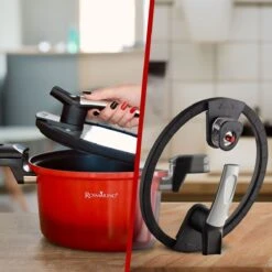 Rosmarino - Snelkookpan Met Glazen Deksel - Zwart - Ø24cm - 5 Liter - 100% PFAS & PFOA Vrij - Aluminium - Pressure Cooker - Non-stick Minerale Coating - Ergonomische Handgrepen - Geschikt Voor Alle Warmtebronnen 23 Rosmarino - Snelkookpan Met Glazen Deksel - Zwart - Ø24cm - 5 Liter - 100% PFAS & PFOA Vrij - Aluminium - Pressure Cooker - Non-stick Minerale Coating - Ergonomische Handgrepen - Geschikt Voor Alle Warmtebronnen -Kookgerei Korting Winkel 1200x1200 1444