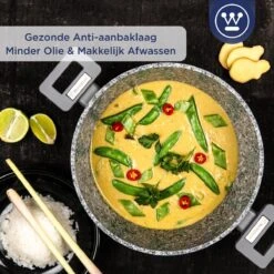 Westinghouse Kookpan/Braadpan Inductie - Ø 28 Cm - Grijs Graniet - Met Deksel - PFOA Vrij 17 Westinghouse Kookpan/Braadpan Inductie - Ø 28 Cm - Grijs Graniet - Met Deksel - PFOA Vrij -Kookgerei Korting Winkel 1200x1200 147