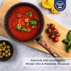 Westinghouse Steelpan Inductie - Ø 20 Cm - Zwart Marmer - Speciale Editie 13 Westinghouse Steelpan Inductie - Ø 20 Cm - Zwart Marmer - Speciale Editie -Kookgerei Korting Winkel 1200x1200 1541