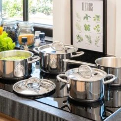 Sola Pannenset Blizz - 4 Delig - Ø Cm - Zilver - RVS - Sandwichbodem 26 Sola Pannenset Blizz - 4 Delig - Ø Cm - Zilver - RVS - Sandwichbodem -Kookgerei Korting Winkel 1200x1200 157