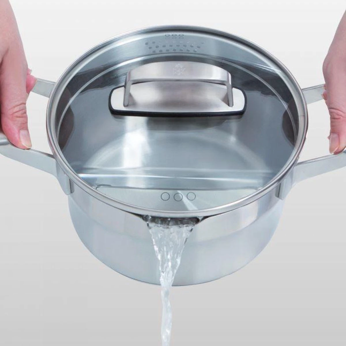 BK Premium+ Pannenset - 9-delig - Veilig Afgietsysteem - Inductie 5 BK Premium+ Pannenset - 9-delig - Veilig Afgietsysteem - Inductie - Afbeelding 3